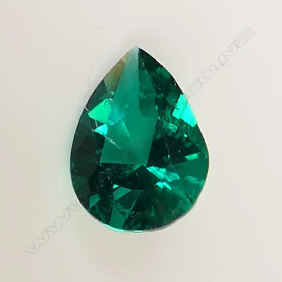 1 SYNTHETIC (INAMORI) EMERALD, 0.52ct