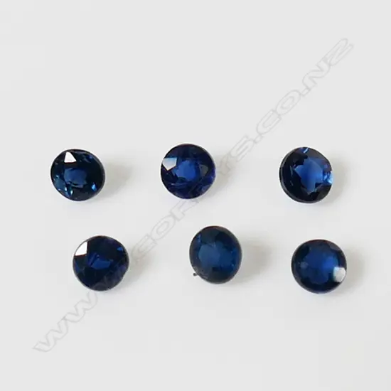 6 SAPPHIRES, 0.32ct, RATING 4-5