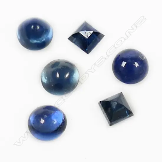 6 SAPPHIRES, 0.82ct, RATING 2-3