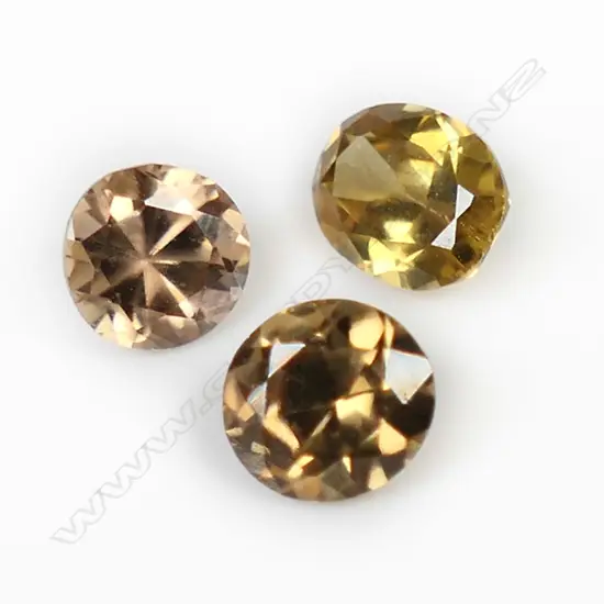 3 BROWN ZIRCON 2.06CT RATING 3-4