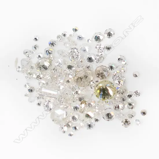 ASSORTED DIAMONDS - 3.25CT LOW GRADE