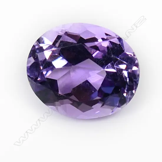 7 MM OVAL PURPLE CZ