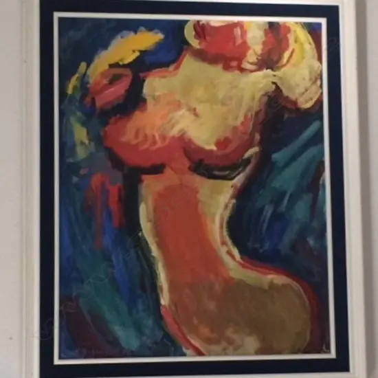 VILKO SEFEROV (CROATIAN) TORSO, OIL ON CANVAS