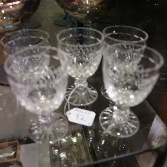 5 WEBB CORBETT PORT GLASSES