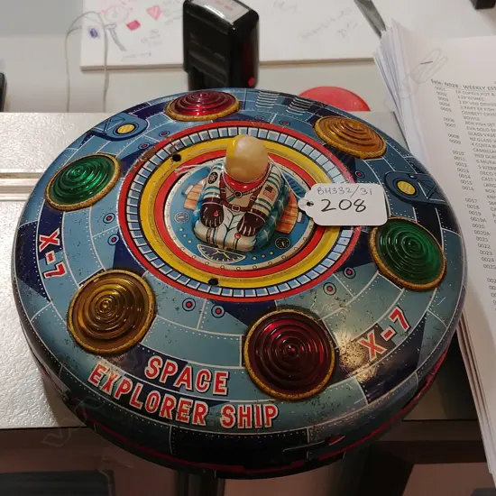 RETRO "SPACE EXPLORATON SHIP" TIN TOY 