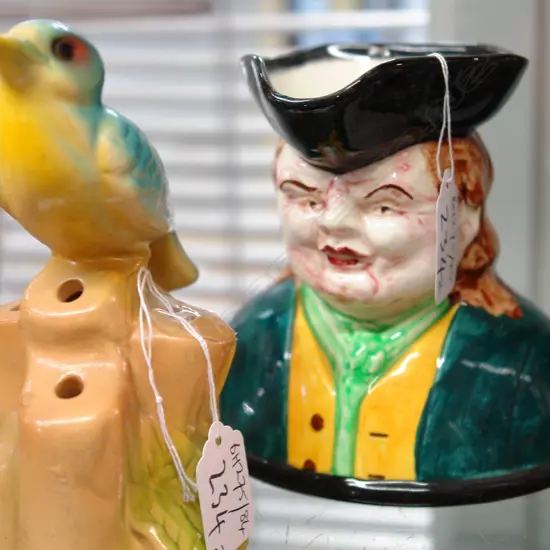 C.L. CHARACTER JUG & KINGFISHER