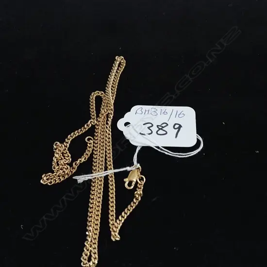 9CT GOLD CHAIN 10.8gms