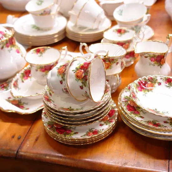 R.A.O.C.R. PART TEA SERVICE