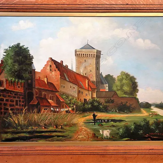 T.K. BEDPUR ZIONS - OIL - COUNTRY VILLAGE