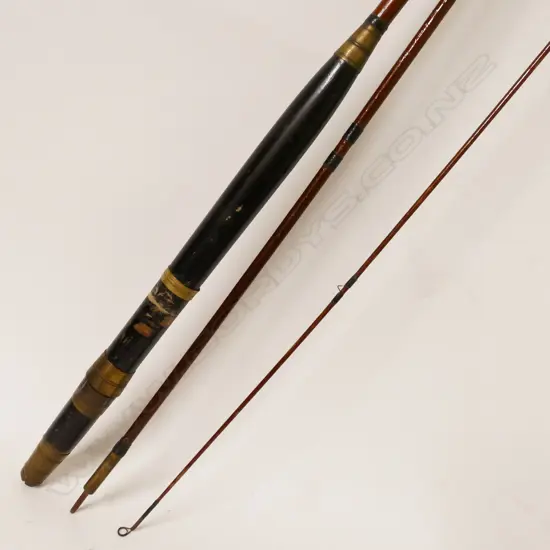 A green heart three-piece rod