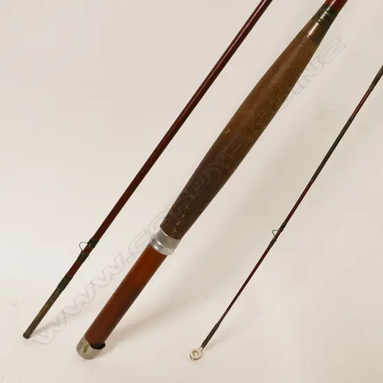 A Hardys 'Aydon' three-piece greenheart fly rod