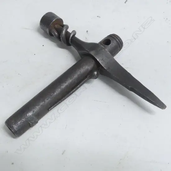 An Enfield Sergeant's wrench combination-tool, circa 1858, T-shaped with screw, wrench, pick and driver.