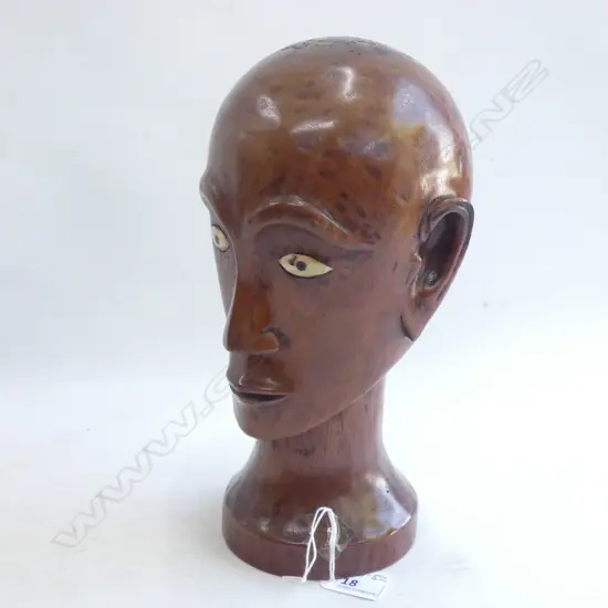 TORAJAN (INDONESIA) CARVED WOODEN HEAD