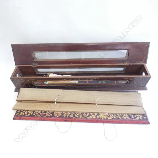 OLD SANSKRIT PRAYER BOOK IN BOX....