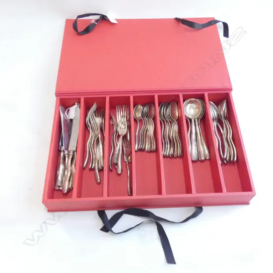 S/PLATED BOXED CUTLERY SET...