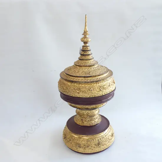 ORIENTAL TALL LIDDED PRESENTATION CONTAINER