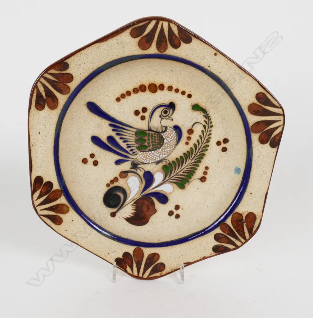Mexican pottery plate Image 1++