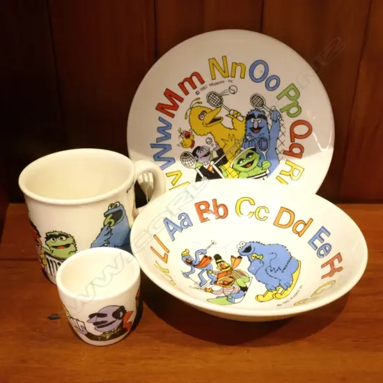 C/LYNN SESAME ST. BREAKFAST SET (4 PCS)