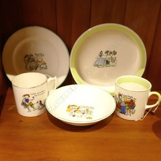 5 ASSORTED C/LYNN NURSERY RHYME PCS