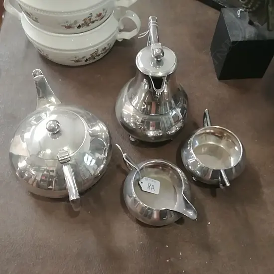 4PCE WATERHOUSE PLATED TEA SERVICE