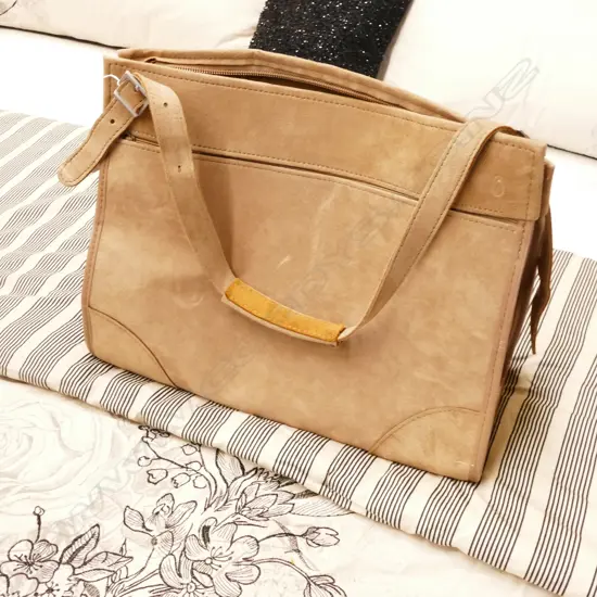 HARTMANN SUEDE HANDBAG