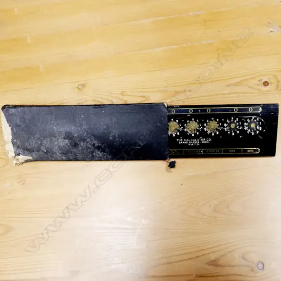 VINTAGE CALCULATOR 'THE CALCULATOR CO' 7 WHEEL