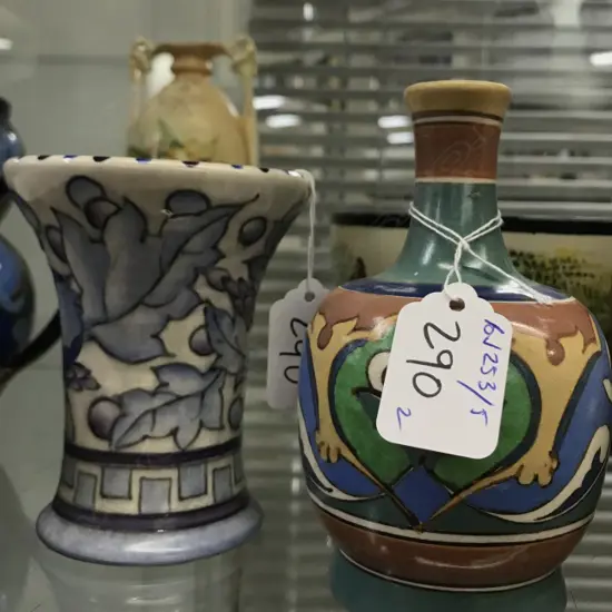 2 VASES-CHARLOTTE RHEAD & ARNHEM