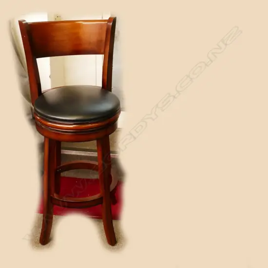 PR. 'CHERRY' SWIVEL BAR STOOLS