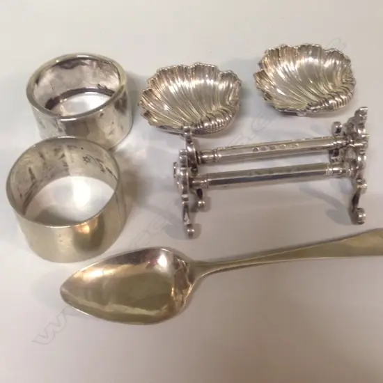 ASST STG SALTS,NAPKIN RINGS,CARVER RESTS SOME EP