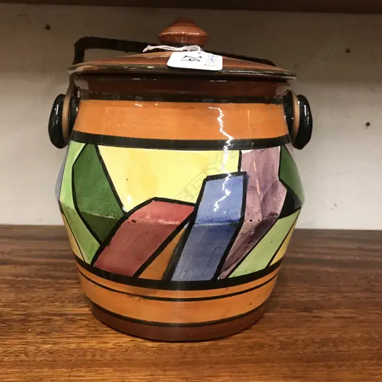 ROYAL TORQUAY BISCUIT BARREL "JAZZ"