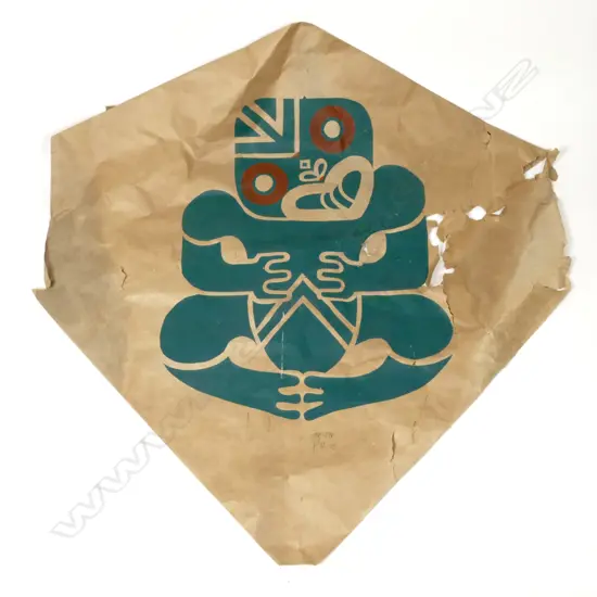 PAT HANLY, TIKI KITE, BROWN PAPER