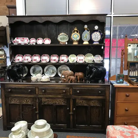 LARGE OAK DRESSER