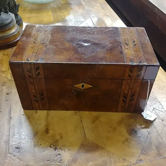 TUNBRIDGE WARE TEA CADDY