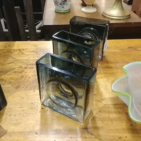3 CHRISTIAN TORTU VASES
