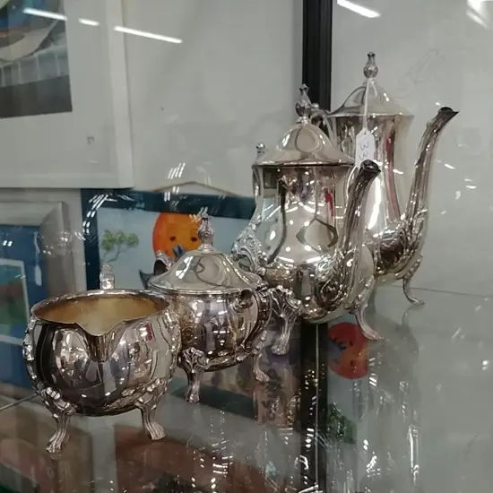 S/PLATE 4 PCE COFFEE SERVICE