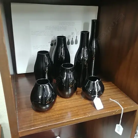 BOXED FRENCH VASE + 3 PLATTERS