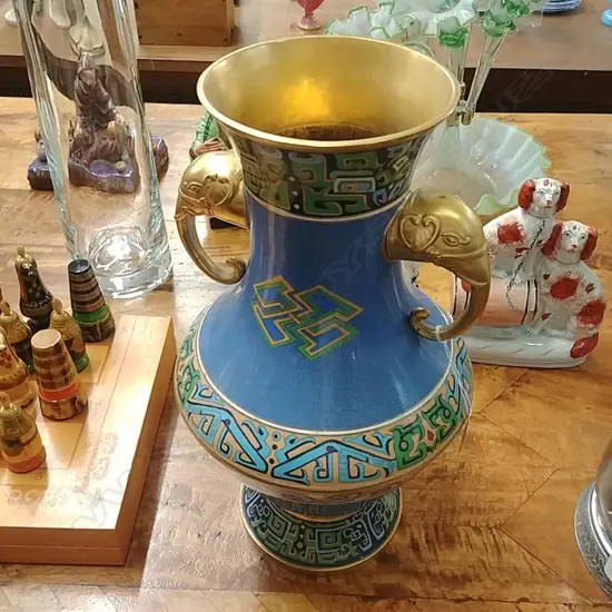 CHINESE CLOISONNE VASE 