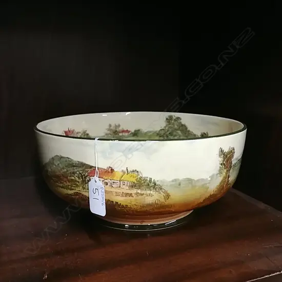 ROYAL DOULTON LGE BOWL 'COUNTRY SIDE' DIA. 260MM