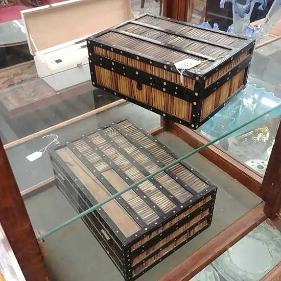 2 QUILL BOXES A/F 