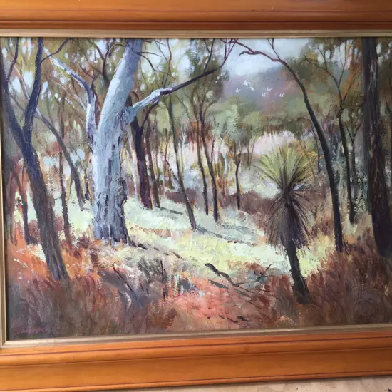 Ron Edwards Australian Bush II 73 x 58 acrylic '88