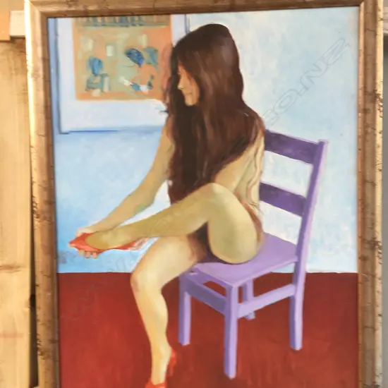 Foster Clark Red Shoes 2 69 x 89	Acrylic 1994