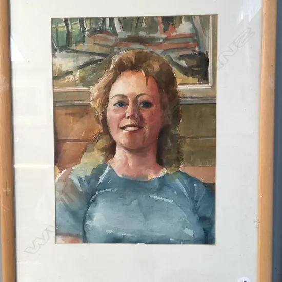 Foster Clark 'Sandy 1' & Kelly by the Pool' 2 w/c