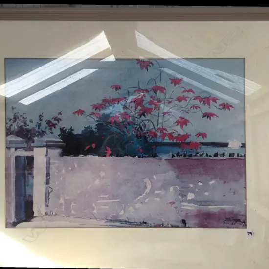 Winslow Homer Nassau 94 x 78 Art Print