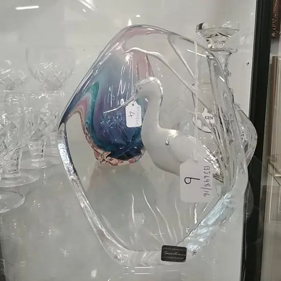 MATS JOHANSSON GLASS BIRD ORN