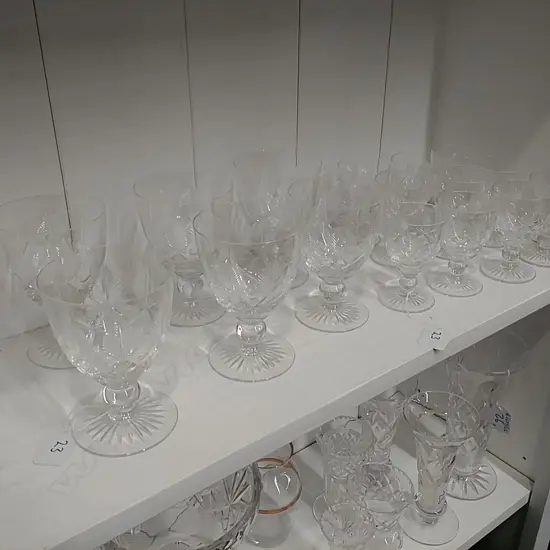 6 & 11 CRYSTAL GLASSES