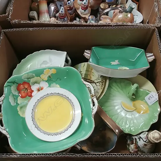 BOX OF ASSORTED NORITAKE CHINA