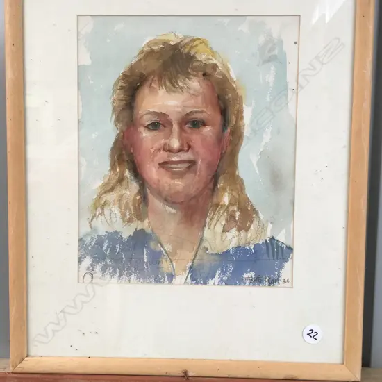 Foster Clark 'Sandy 2' w/c & Girl Reading pencil