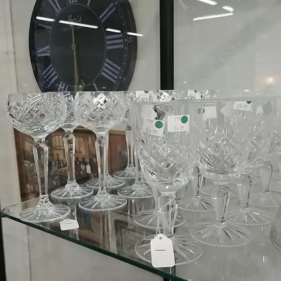 21 ASSTD EDINBURGH CRYSTAL GLASSES
