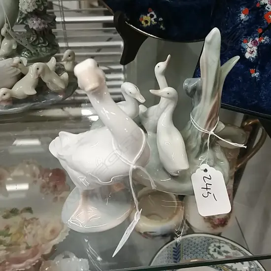 LLADRO DUCK & NAO BRACE OF DUCKS