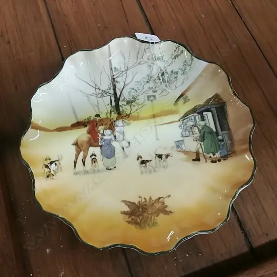 [13239] R.D. PLATE - HUNTING SCENE